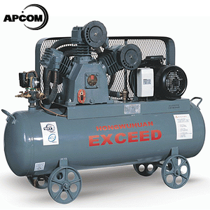 เครื่องอัดอากาศแบบลูกสูบ APCOM 380V แบบหล่อลื่นด้วยน้ำมัน สำหรับอุตสาหกรรม พร้อมถังแรงดันและมอเตอร์ - Product Image 2
