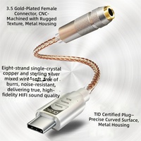 Adaptateur audio USB-C 3,5 mm CX31993 MAX97220 avec puce DAC et câble pour Phone 15 Pro Max, S23 Ultra/S21, Pixel 7, Pad Android