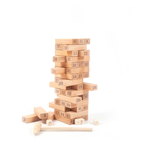 DESSUS DE TABLE MINI TAILLE TOWER BLOC EMPILABLE BLOCS EN BOIS JOUETS ÉDUCATIFS POUR 2023