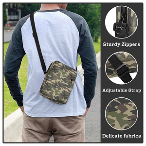 Sacs à bandoulière camouflage petits et tendance pour femme, sacs à bandoulière personnalisés avec logo pour homme - Product Image 6