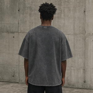 Camisetas Gráficas de Alta Calidad con Lavado Ácido para Hombre, Estampado de Timón y Brújula, Manga Corta, Estilo Urbano, Proveedor Mayorista - Product Image 2