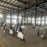 Filtro Prensa Deshidratador Automático de Lodos, Tipo Voluta de Múltiples Placas, Planta de Tratamiento de Aguas Residuales