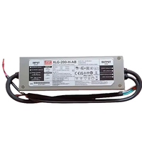Driver LED Mean Well XLG-240-H-AB 200W 4900mA IP67 à courant constant et gradation, sortie unique, pour éclairage industriel