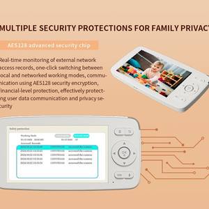 Cámara Inteligente de 5 Pulgadas, 1080P HD <span class=keywords><strong>WiFi</strong></span>, Visión Nocturna, Cámara IP con Seguimiento IA, Monitor de Seguridad para Bebés, Cámara <span class=keywords><strong>WiFi</strong></span> de Red, Monitor para Bebés - Product Image 3