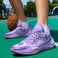 Chaussures de basket-ball pour hommes personnalisées, baskets athlétiques confortables avec amorti pour l'été