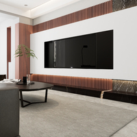 Panneaux muraux rainurés SONSILL, revêtement mural stratifié, décorations murales, panneaux en bois-plastique composite WPC, panneaux muraux et de plafond