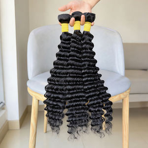 Oferta Especial: Cabello Humano Virgen Brasileño 100% Natural, Ondulado Profundo, de 16 a 36 Pulgadas, Paquetes de Cabello Crudo Sin Procesar para Estilos de Mujeres Negras - Product Image 5