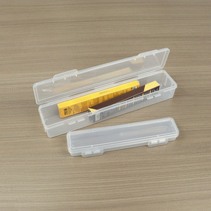 Transparent Rectangular PP Plastic <b>Box</b> For Eyebrow Pencils Stationery <b>Makeup</b> Brushes Hardware Tools Storage Case - Product Image 3