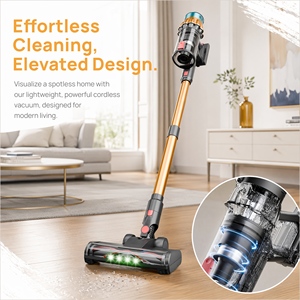 Handheld Battery-Powered <b>Vacuum</b> Cleaner 400W Super Suction QV22 1.2L Dust Capacity for Hotel Household Use - Product Image 3