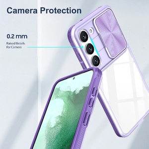 Étui transparent de conception à la mode de luxe pour <span class=keywords><strong>Samsung</strong></span> S23 FE étui de téléphone mince <span class=keywords><strong>housse</strong></span> de protection rigide en PC et TPU avec protecteur de caméra - Product Image 5