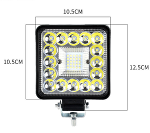 New 24V vuông <span class=keywords><strong>LED</strong></span> Đèn làm việc cho xe ô tô và xe tải hướng dương phong cách vòng đèn sân khấu với làm nổi bật cung cấp trực tiếp - Product Image 6