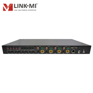 LINK-MI Metaal 4k 60Hz 70M 4X4 Voor 2.0 Hd-Basis-T <span class=keywords><strong>Matrix</strong></span> Met 4 Voor Loop Uit En Breedband Bi-Richting Ir-Routed Control Poc - Product Image 3