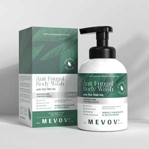 Jabón Líquido Corporal Antihongos de Marca Blanca al por Mayor con Árbol de Té, para Pie de Atleta, Picazón en la Rodilla y Tricodema, Jabón Antibacteriano - Product Image 1