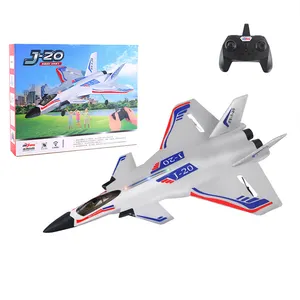 어린이 전투기 스타일 안정적인 비행 경량 RC 항공기 J20 베이론 전투기 Rc 비행기 드론