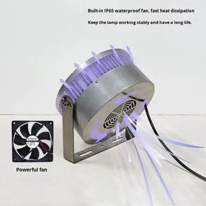 ضوء LED لجذب الأسماك مقاوم للماء IP67 من سبائك الألومنيوم بقوة 180000 لومن لصيد الأسماك الليلي في المحيط ضوء قارب الصيد ضمان 3 سنوات 6000 كلفن - Product Image 4