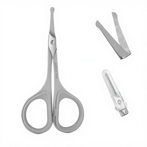 Tijeras de Manicura Portátiles de Acero Inoxidable de Alta Calidad con Hoja Recta y Punta Afilada, Herramientas de Belleza para Diestros - Product Image 3