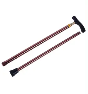 Old Man Outdoor Aluminum Alloy 4 Section Shockproof Walk Stick Cane Climbing Crutches GB-815