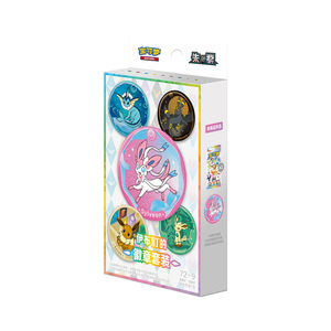 Lot de badges Pokémon TCG Eevee en gros – Coffret cadeau pour collectionneurs – Jeu de cartes à collectionner Anime TCG CCG - Product Image 2
