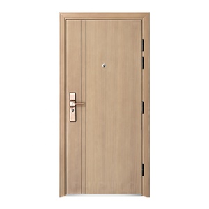 Giá Rẻ Giá cách âm lối vào chính an ninh thép cửa tốt nhất bán dân cư bảo vệ kim loại cửa trước để bán - Product Image 5