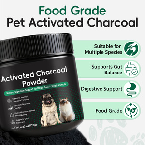 Worafy Complément Alimentaire <span class=keywords><strong>pour</strong></span> Animaux de Compagnie : Charbon Actif en Poudre <span class=keywords><strong>pour</strong></span> Chiens – Soulage les Affections Digestives, les Gaz et Favorise le Confort Digestif - Product Image 3