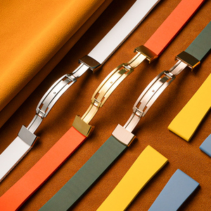 Correa de reloj Trenbybay Original Delug CTS cortada a medida correa de goma CTS correa de reloj FKM con barra de resorte de liberación rápida - Product Image 6