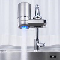 Filtre à eau universel pour robinet avec plusieurs adaptateurs, compatible avec la plupart des robinets ronds, pour une utilisation en cuisine et en salle de bain dans les maisons