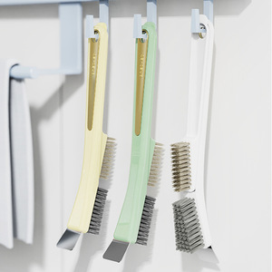 Multi Functional Steel Wire Brush With Nylon Bristles For <b>Kitchen</b> Stove Bathroom Cleaning - Product Image 2