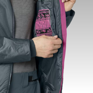 Veste à capuche légère pour <span class=keywords><strong>femme</strong></span>, chaude, confortable et compacte pour les journées de <span class=keywords><strong>ski</strong></span> en montagne par temps froid - Product Image 5