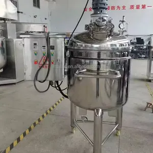 Mélangeur chauffant mobile en acier inoxydable pour le traitement des produits chimiques pour la vaisselle Détergent liquide pour le lavage des mains Machine de fabrication de savon liquide