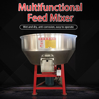 Nouvelle machine à mélanger les aliments pour bétail QP à haut rendement, en acier inoxydable, à surface plate, électrique, capacité de 100 kg, moteur de 3 kW