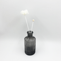 Bouteille vide en verre pour diffuseur à bâtonnets, forme conique, 250 ml, avec bouchon en liège et emballage carton