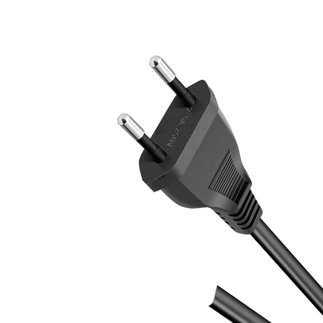 EU AC Power Cable Figure 8 C7 Euro European 2 Pin Plug Male CEE Female IEC End Types Computer Power Cord 1.2m IP21 10A