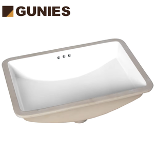 <span class=keywords><strong>Lavabo</strong></span> de Baño Moderno de Gran Tamaño, Pulido, para Instalar <span class=keywords><strong>Bajo</strong></span> <span class=keywords><strong>Encimera</strong></span>, de Cerámica Blanca, con Gabinete - Product Image 5