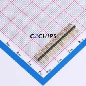 X1311WRS-27J-C40D42 Pin Header SMD,P=1.27mm,Horizontal Mount Connector ( Pin Structure: 1x27P )( Pitch: 1.27mm )( Row Spacing: - Product Image 1