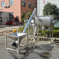 Agitateur matériel à ruban horizontal Capacité de 500kg Mélangeur de poudre sèche de qualité alimentaire