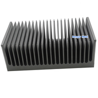6063 6061 noir argent anodisé cnc fraisage extrusion dissipateur thermique profilé radiateur en aluminium extrudé onduleur solaire dissipateur thermique