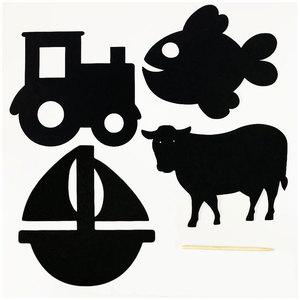 Papel de arte para rascar para niños, diseño personalizado, pintura mágica, arcoíris, negro - Product Image 1