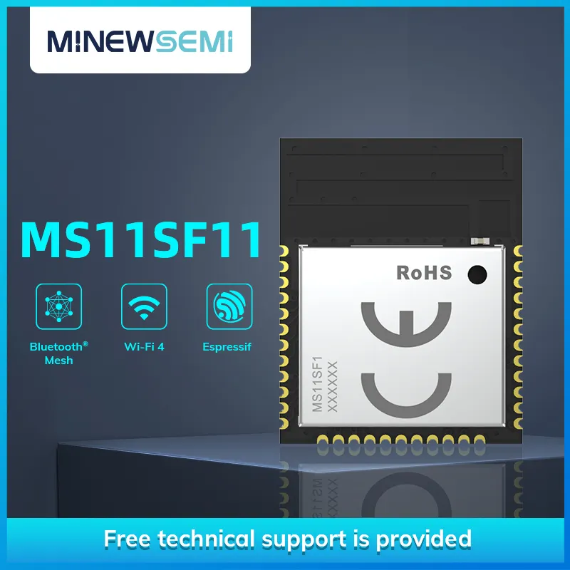 Supporto Wifi Smart form + Ble (ESP32-C3FN4 + nRF52833 Soc) allo sviluppo ESP IDF supporto Bluetooth 5.0 Mesh con funzione OTA