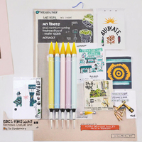 Stylo à cire de luxe professionnel avec manche métallique, tête ciselée remplaçable, pour perles et strass, brosse en silicone pour manucure