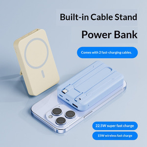 Batterie externe magnétique 10000mAh, <span class=keywords><strong>charge</strong></span> rapide sans fil, mince et portable, chargeur de téléphone portable à <span class=keywords><strong>charge</strong></span> rapide - Product Image 2