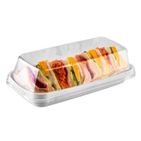 herbes rectangulaires suspendus de 0.75oz pour l'emballage d'herbes fraîches Boîte en plastique à clapet jetable transparente