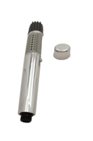 Vibrador Sexual 4 en 1 con Cabezal de Ducha de Masaje, Filtro, Enema, Tapón Anal, Diseño Moderno, Acabado Cromado, Waymay WM-2236