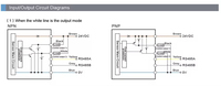 Sensor de Código de Color Avanzado, Interruptor Fotoeléctrico con Salida de Relé para Discriminación Precisa del Color RGB