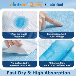 Elintree Bán Buôn Hầu Nhất Thấm Dùng Một Lần Cao Cấp Bảo Vệ Giường Underpad 60X90 Cho Người Lớn - Product Image 4