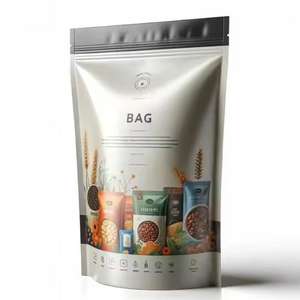 ถุงบรรจุภัณฑ์แบบพิมพ์ลายเอง ใช้ซ้ำได้ ทำจากผ้า PE สำหรับใส่ขนม ลูกอม คุกกี้ เมล็ดกาแฟ แบบซิปล็อค - Product Image 5