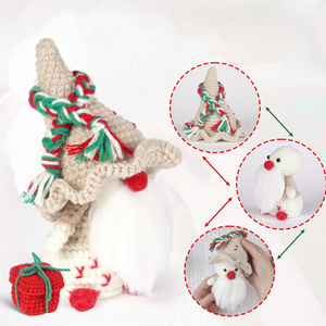 Principiantes Pesadilla antes <span class=keywords><strong>de</strong></span> Navidad Hilo plano DIY Animal Knit Crochet Kit Fácil <span class=keywords><strong>de</strong></span> hacer Compuesto <span class=keywords><strong>de</strong></span> algodón y poliéster - Product Image 3