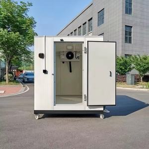 Unités de réfrigération monobloc <span class=keywords><strong>mini</strong></span> à bas prix, <span class=keywords><strong>mini</strong></span> chambre froide 20m3, roulettes en option, chambre froide mobile, congélateur à marche-pied - Product Image 3