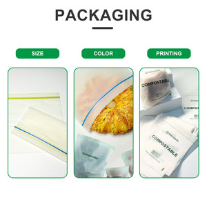 Impresión personalizada Ecológico Cremallera Ropa Embalaje Esmerilado Biodegradable Ziplock Bolsa PLA Zip Lock Bolsa <span class=keywords><strong>de</strong></span> embalaje <span class=keywords><strong>congelar</strong></span> bolsa - Product Image 4