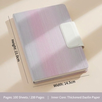 Lot de cahiers scolaires en gros, formats A6 et A5, couverture rigide en cuir avec boucle magnétique, logo personnalisable, cadeau de bureau