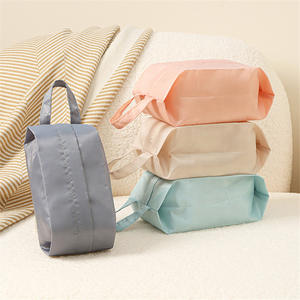 Bolsa de Almacenamiento de Ropa Interior Portátil, Organizador de Viaje Rectangular, Beige, Rosa, Gris, Azul, Organizador de Ropa para Viaje - Product Image 1